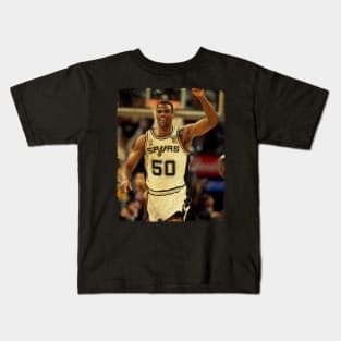 David Robinson - Vintage Design Of Basketball Kids T-Shirt